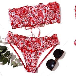 Paisley swimsuit never worn NWOT MEDIUM